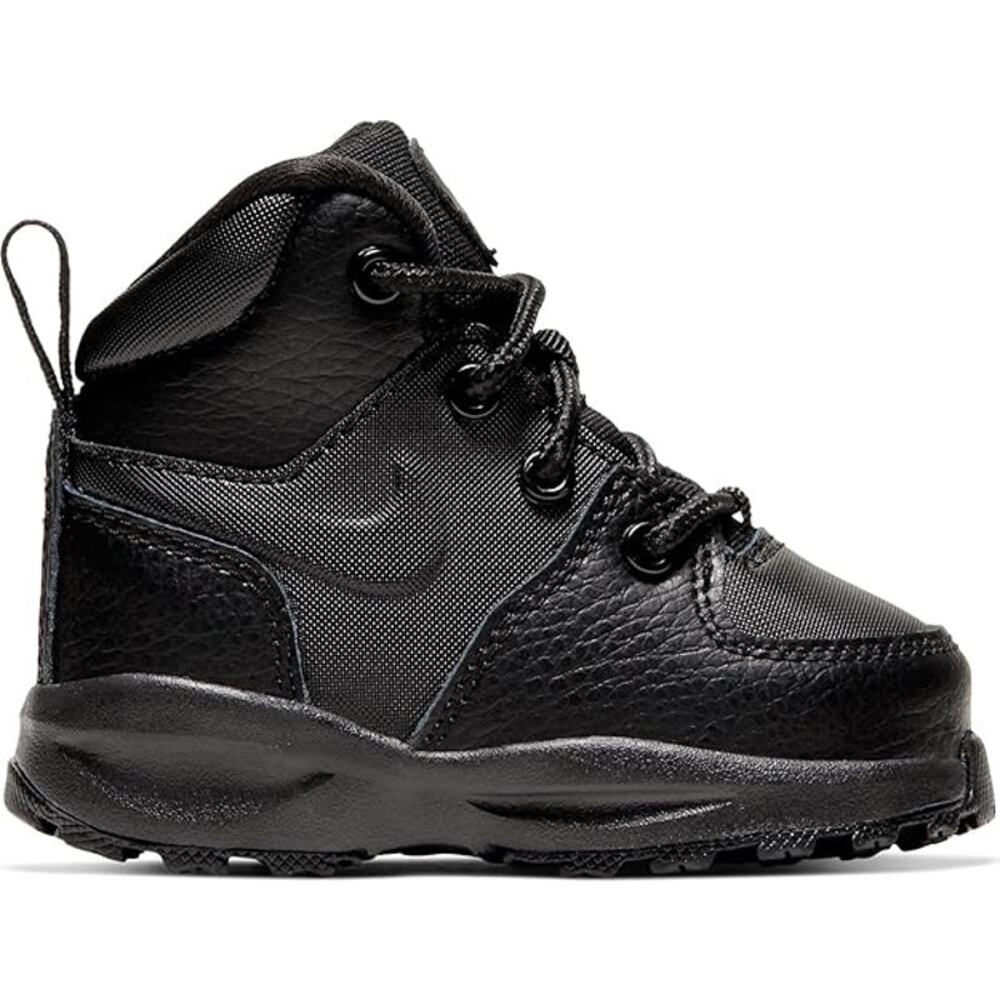 NWT Nike unisex Manoa Ltr Infant/Toddler Shoes, Black -Size 6